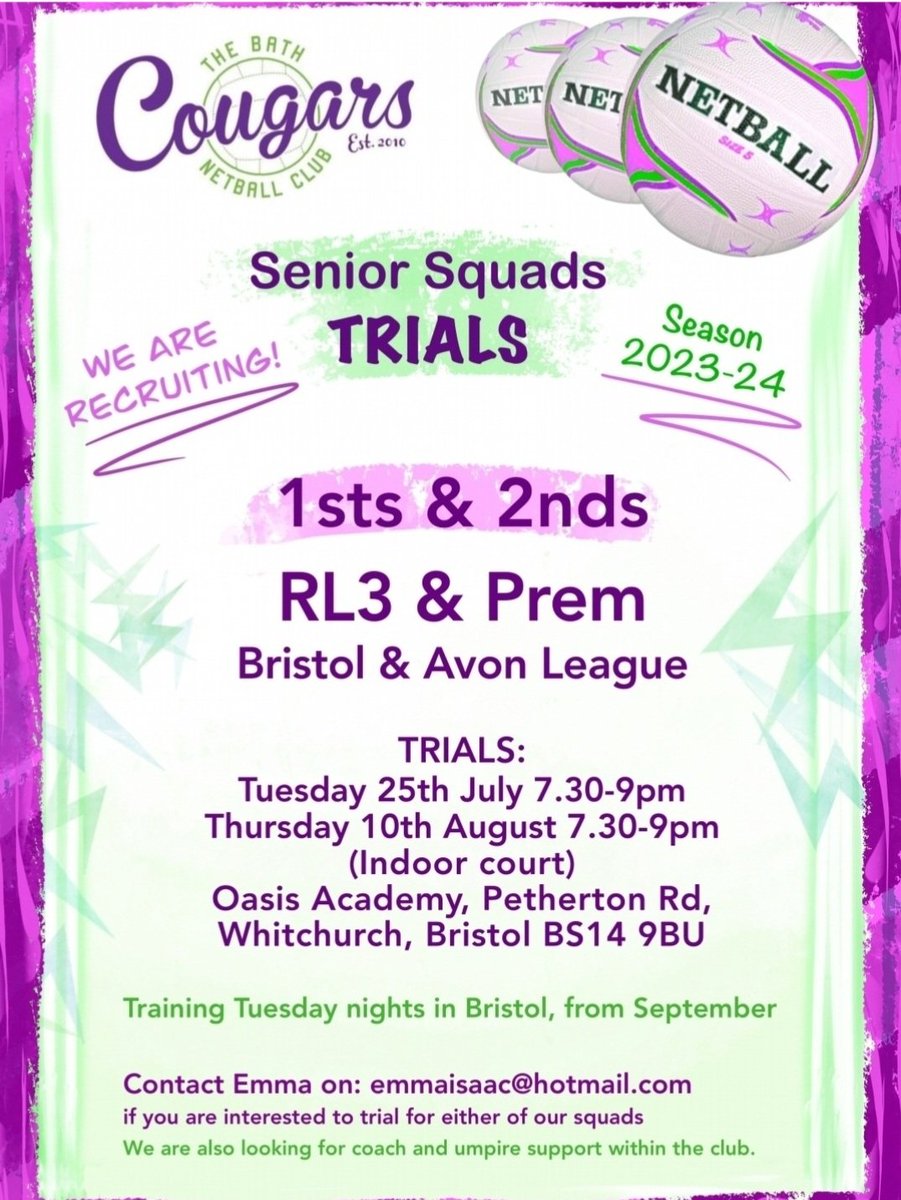 Bath Cougars NC tweet media