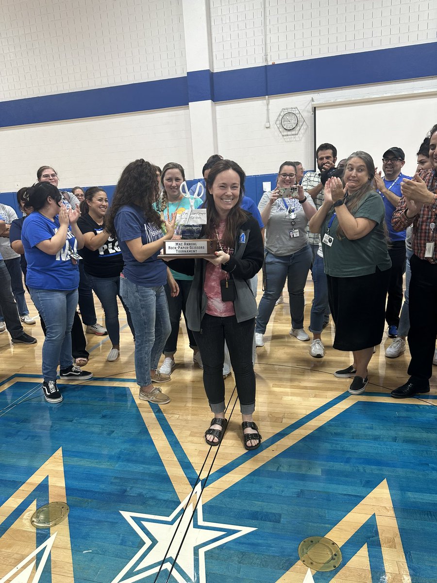 Michelle Smiley (@learnlikeacholo) on Twitter photo Professional Development at MacArthur includes an annual Rock, Paper, Scissors tournament! This years champion is Ms. Flood! <a href="/RealBrahmaPride/">MacArthur HS</a> @BrahmaNation <a href="/PrincipalHDZ/">Joaquin R Hernandez</a> <a href="/MsCarlton357/">Kimberly Carlton</a> <a href="/EdwardRLozano/">Edward Lozano</a> Professional Development at MacArthur includes an annual Rock, Paper, Scissors tournament! This years champion is Ms. Flood! <a href="/RealBrahmaPride/">MacArthur HS</a> @BrahmaNation <a href="/PrincipalHDZ/">Joaquin R Hernandez</a> <a href="/MsCarlton357/">Kimberly Carlton</a> <a href="/EdwardRLozano/">Edward Lozano</a>