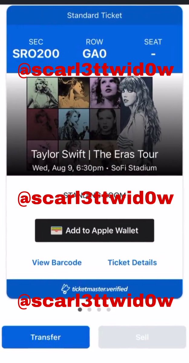 Eras Tour Resell tweet media