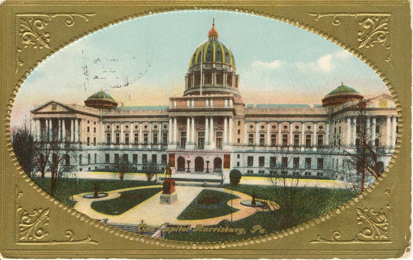 In August of 1906, the certification for our new Capitol Building was completed and the commission accepted this certificate from our architect, Joseph Huston! That means, the building was completed in August, two months before the dedication took place in October of 1906!