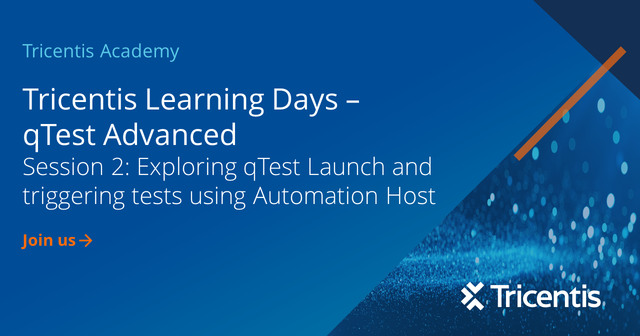Tricentis's tweet photo. Live enablement session exploring Tricentis #qTest 🙂

👌This is the perfect time for intermediate qTest users to advance their skill set by learning how to trigger tests using qTest Automation Host! Register before 📅 August 24. 

#java #testautomation https://t.co/f3FNXeePo6 https://t.co/nGK96ZviHw