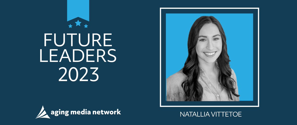 Congratulations to our very own Natallia Vittetoe on being named one of Aging Media Network's Future Leaders of 2023! Natallia has exemplified how to be a great leader through out her years at LifeLoop! This recognition is well deserved!