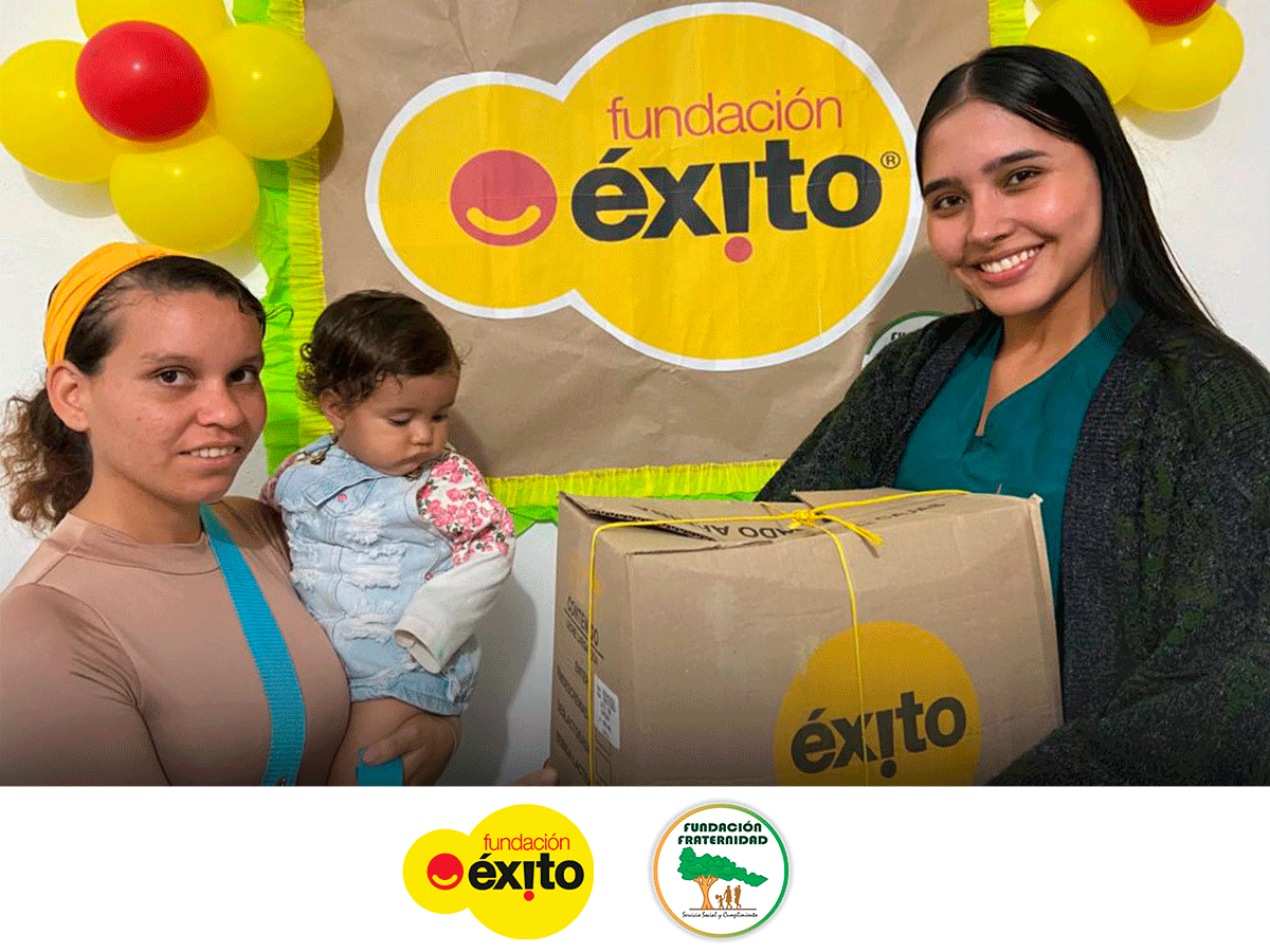 FunFraternidad's tweet photo. Fundación Éxito en la lucha contra la desnutrición crónica de cerca de 500.000 niños y niñas en Colombia mantiene alianzas con la Fundación Fraternidad.

@Fundacion_Exito 
#ConLasGoticasNutrimosVidas https://t.co/JjINi1fESD