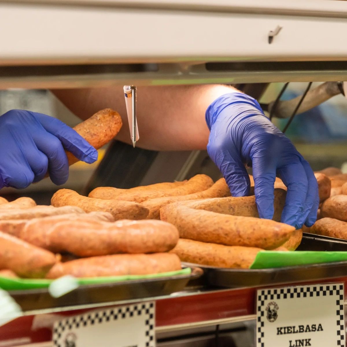 Pro tip: Don't miss out on our famous sausage on your next visit! It's made with a special blend of spices that give it its unique flavor. Trust us when we say it's a must-try! 🌭 #SlovaceksWest #FamousSausage #RealTexasFlavor