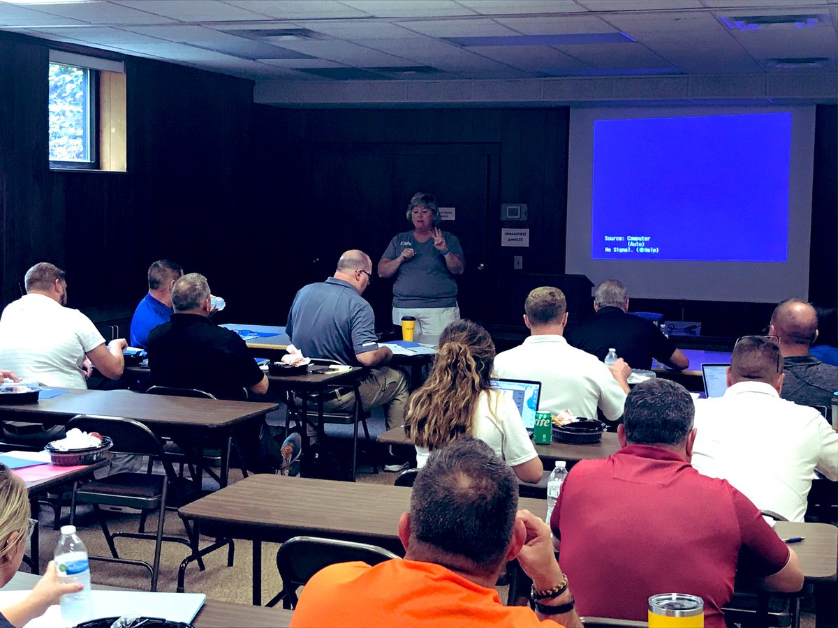 So pleased w/ our first #OHSAA New Admin Workshop of the 23-24 school year. Our staff got to connect with approx 55 new ADs to set them up for success heading into the fall sports season. Special thanks all our staff, but especially my crew, @CToolchest & @ohioiaaa for your work!