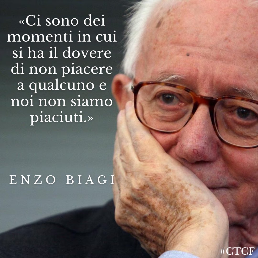 Il #9agosto del 1920 nasceva #EnzoBiagi.