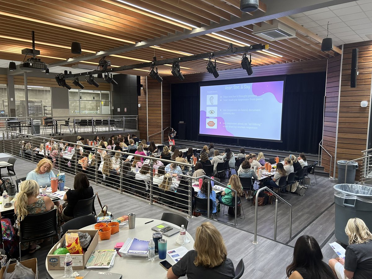 Aledo ISD K-2 teachers learning side by side! Ready for a great start with students!!!