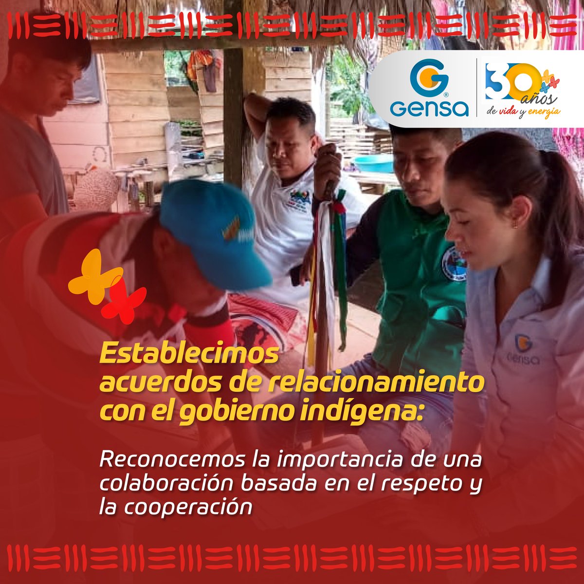 GENSAenergia's tweet photo. #DíaInternacionalDeLaPoblaciónIndígena

En #Gensa reconocemos su riqueza, promovemos la conservación de su cultura y establecemos acuerdos de relacionamiento en sus territorios.

Conoce el libro de lenguas aquí ➡️ https://t.co/U8fW1e9Qj3

#Gensa30Años #30AñosDeVidayEnergía https://t.co/Vzt84dnRCj