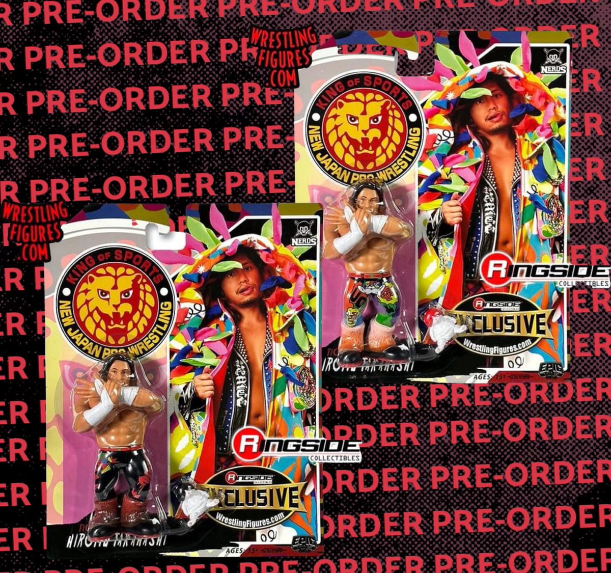 🐱RINGSIDE EXCLUSIVE - HIROMU TAKAHASHI🐱 Now available to pre-order at ➡️ wrestlingtrader.co.uk