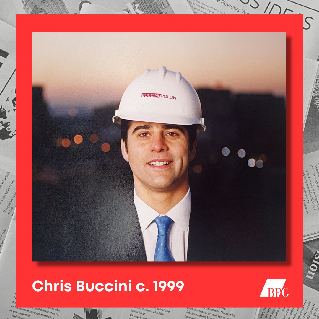 In celebration of our 30th Anniversary, we headed down memory lane to this #throwback picture of Co-President Chris Buccini circa 1999. Can you spot the old BPG logo? 🧐 #BPG30thAnniversary
