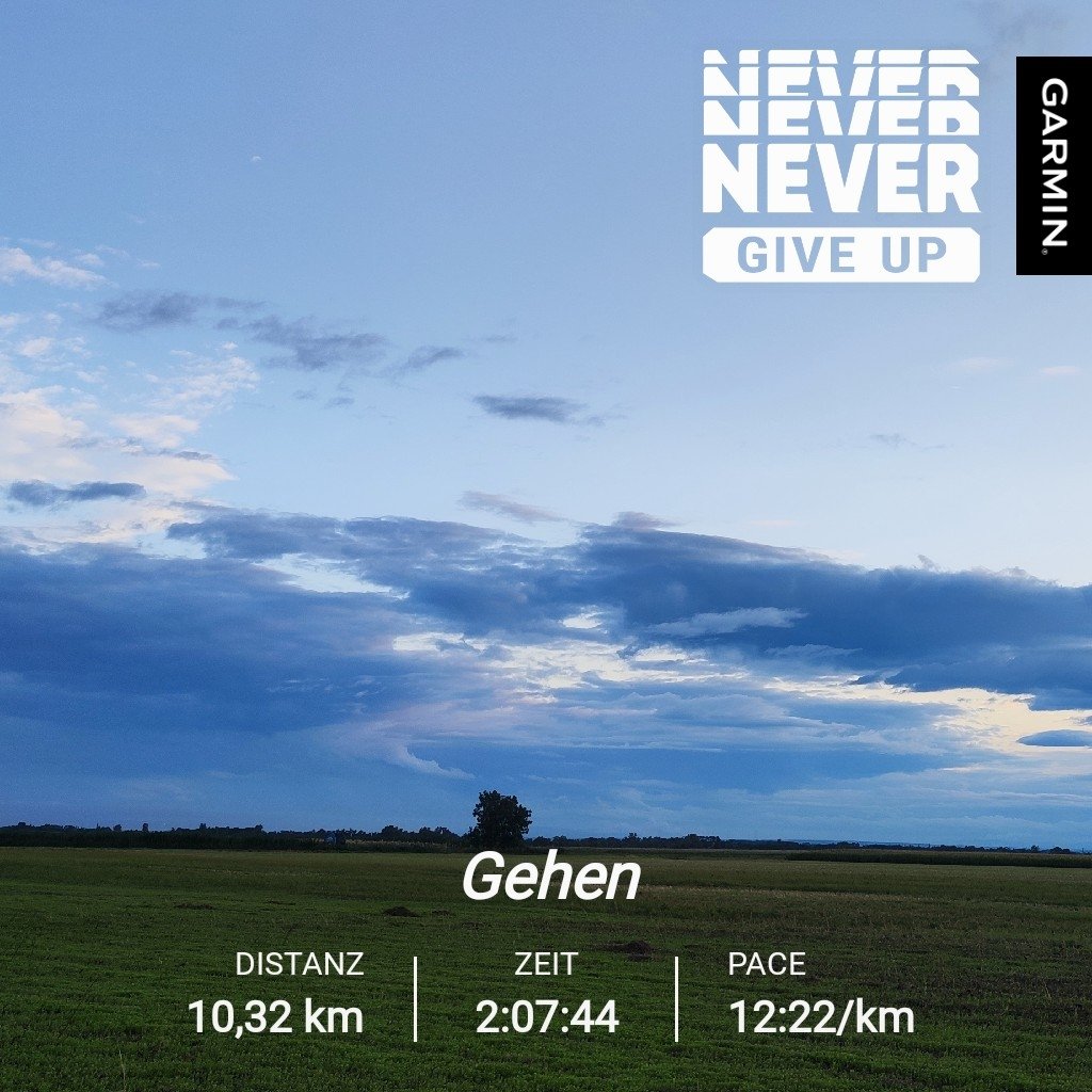 Meine heutige Abendrunde