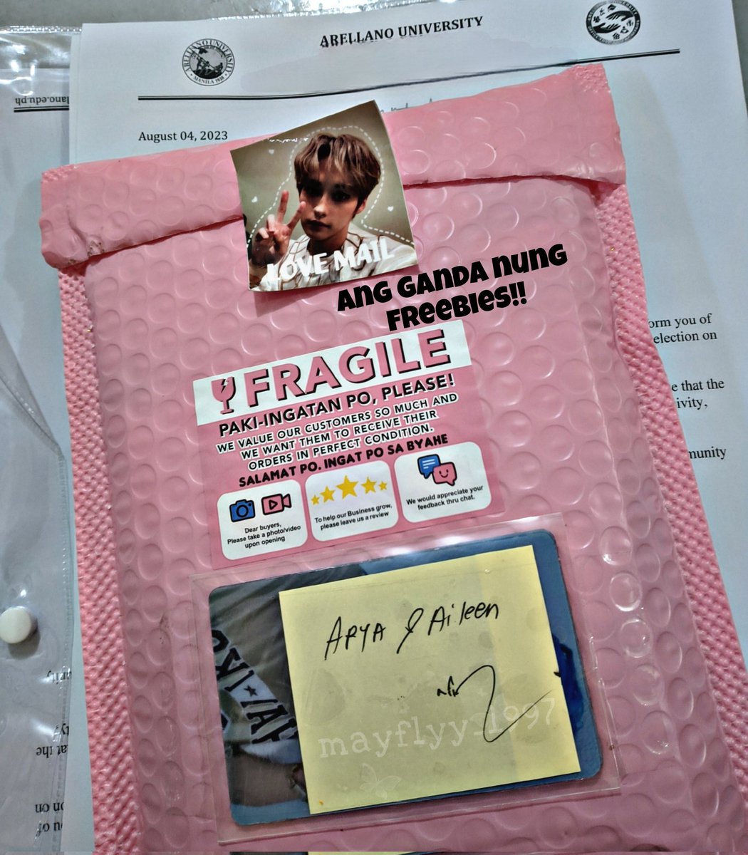 mayflyy_1997's tweet photo. #AryaFeedbacks #AryaMails
π from @ThingsbyV #Pinkaholicproofs
See photos for the comments. HAHAHAHAHA speechless malala eh. Thank you so much!! π©·π©·π©·π©· https://t.co/sczlfbq7gn