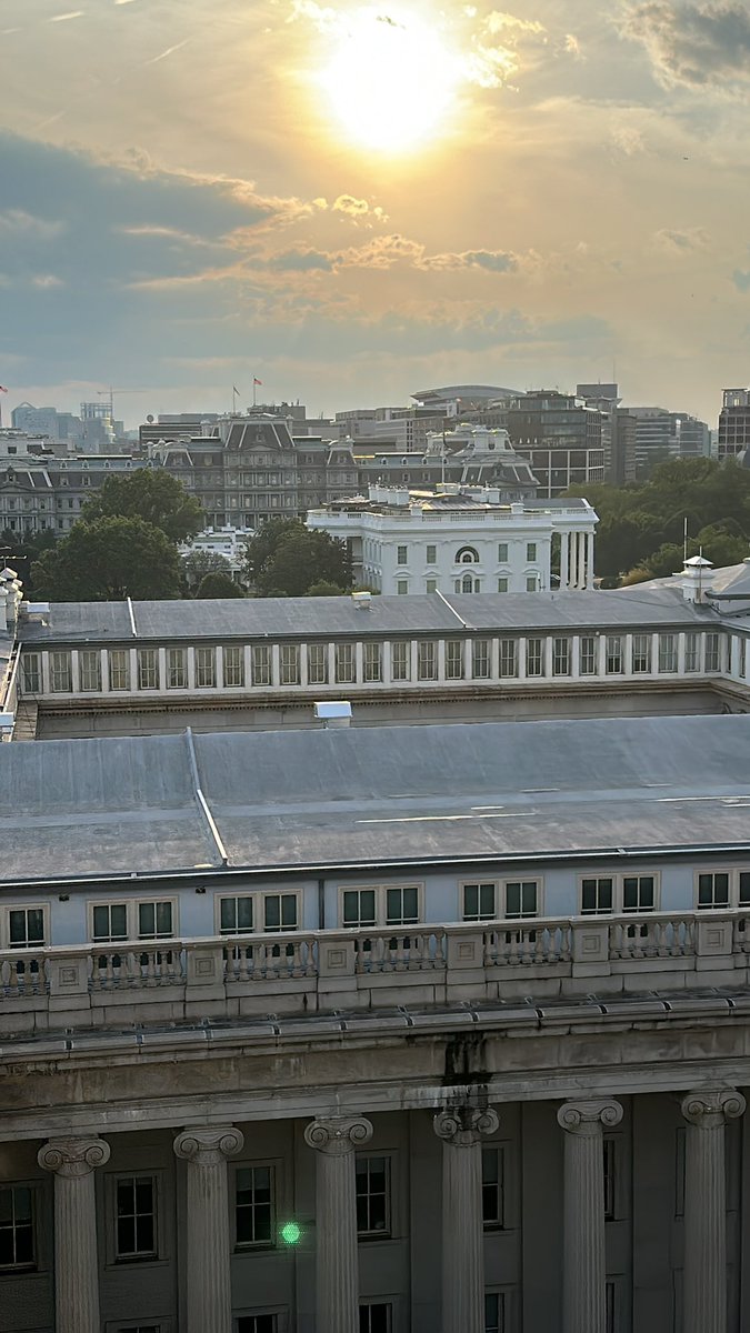 #whitehouse.  Lights are on. Nobody home