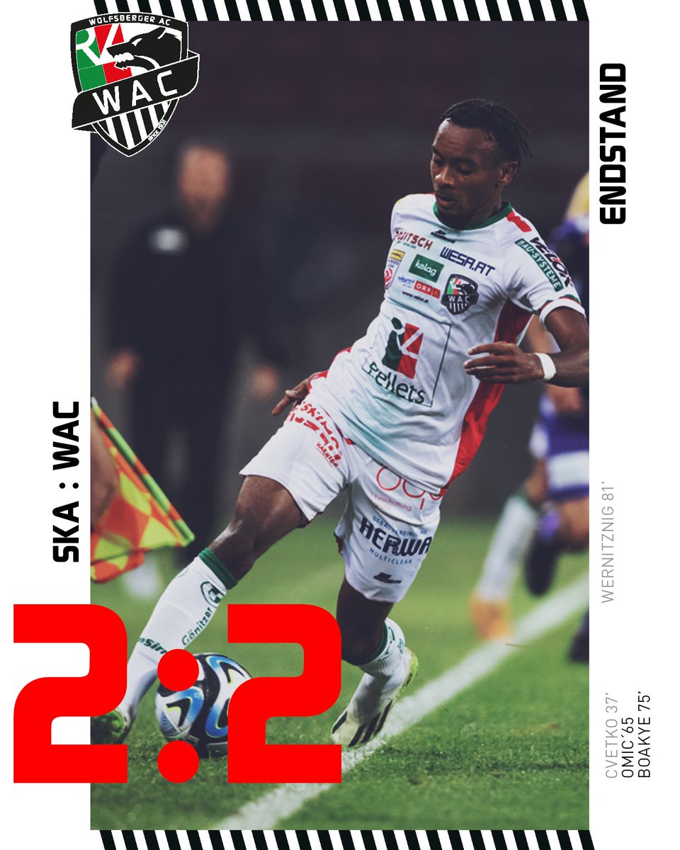 WolfsbergerAC's tweet photo. Punkteteilung im Derby.
#SKAWAC https://t.co/CdLPNIwMxE