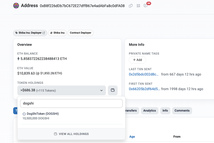 dogshitoken's tweet photo. Ryoshi once said: "Because of bots be like "have you heard of dogshit coin" "Btw.. if any body actually goes and deploys DOGSHIT token.. Now you are soulless and send me half."

And so we did.. 50% of the supply is owned by @RyoshiResearch 

#shiba #bone $sani #burn https://t.co/xCeg2AC600