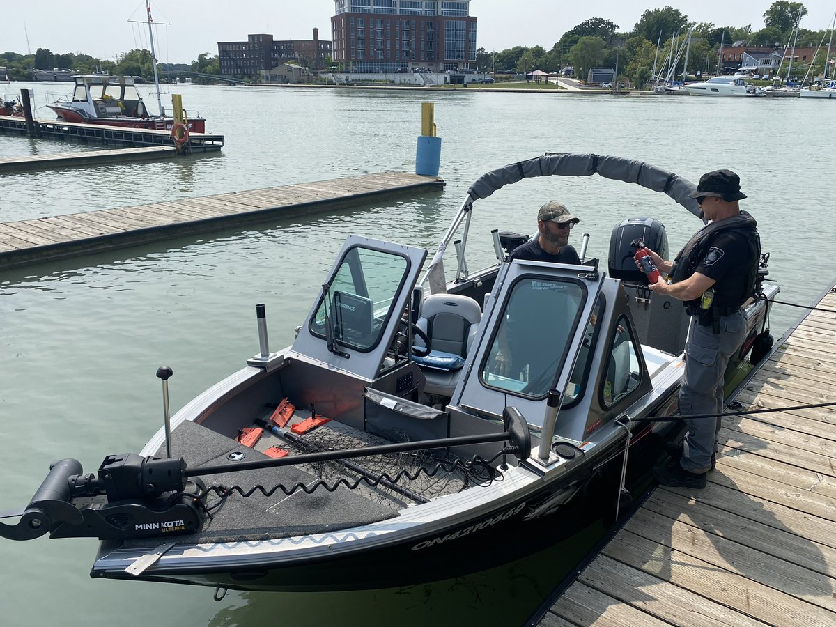 The team will be stopping at various boat launches in Niagara speaking with boaters about safety equipment. If you have any questions feel free to ask them. #operationsafeboat #safeboating