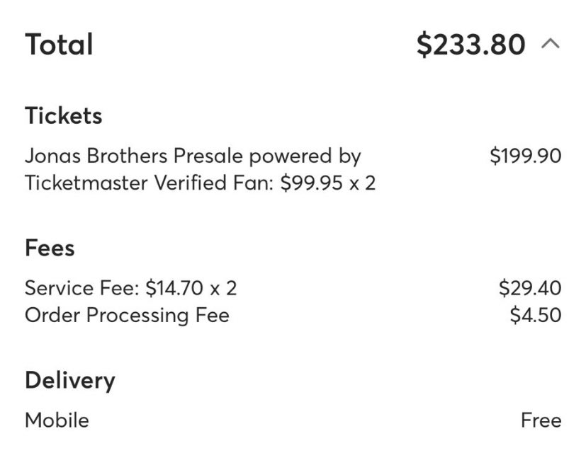 andreaangulot's tweet image. Con todo el dolor de mi corazón, vendo boleto para The Tour de los Jonas Brothers en NYC, este Domingo 13 de Agosto.

Lo vendo en $117 dlls, que fue lo que pagué por el. ($1989 pesos aprox al cambio de hoy)

Porfi denle RT para que llegue a alguien que si pueda comprarlo.❤️‍🩹