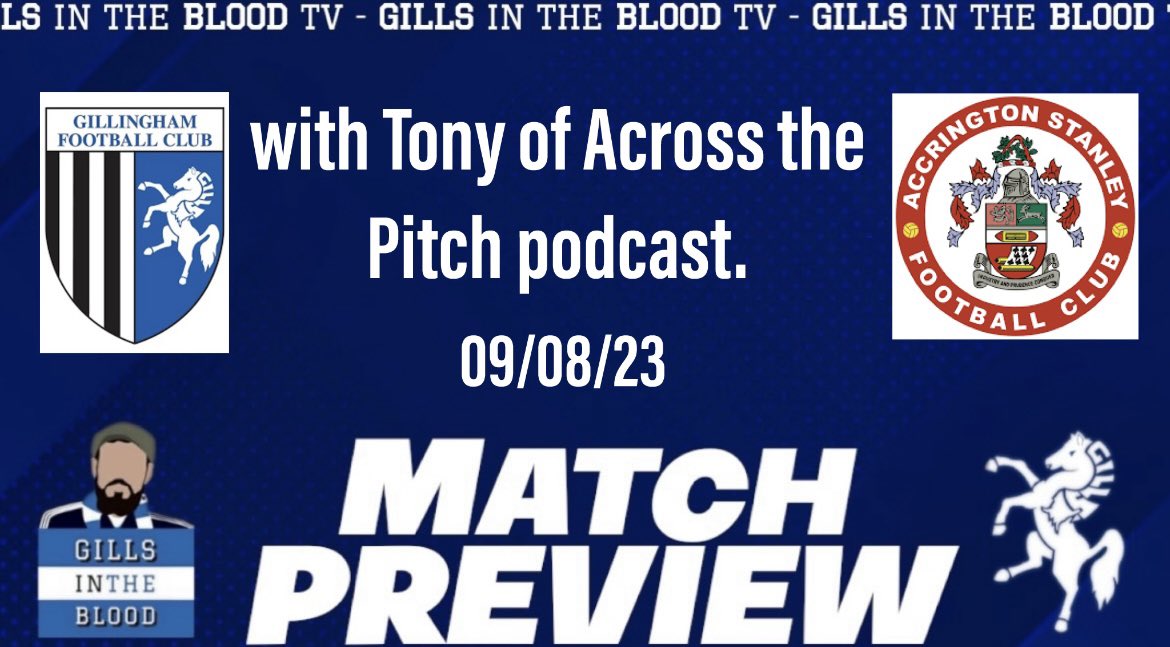 🎥 After our midweek cup heroics I was joined by <a href="/tonecat54/">Tony Robinson</a> for our latest Match Preview to get the lowdown ahead of Saturday.

🔹Reacting to relegation
🔹Trusting the youngsters
🔹2023/24 aspirations

🔹+ more.

🔃 Please RT &amp; subscribe 🛎️

#AccringtonStanley #ASFC

#Gills #GFC