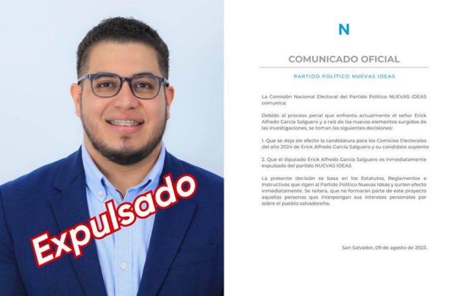 Golden_violet7's tweet photo. Gracias a todos los que se unieron a denunciar y No callaron.

A pesar de ser atacados y insultados no bajaron la guardia, eso demuestran el gran Amor por Nuestra Patria 🇸🇻

Déjenme decirles que por personas cómo ustedes los cambios son una realidad y prueba de esto es la decisión que tomó el partido @nuevasideas 

No bajemos el dedo del renglón y sigamos escribiendo la historia de un nuevo El Salvador.

#GuerraContraLaCorrupción