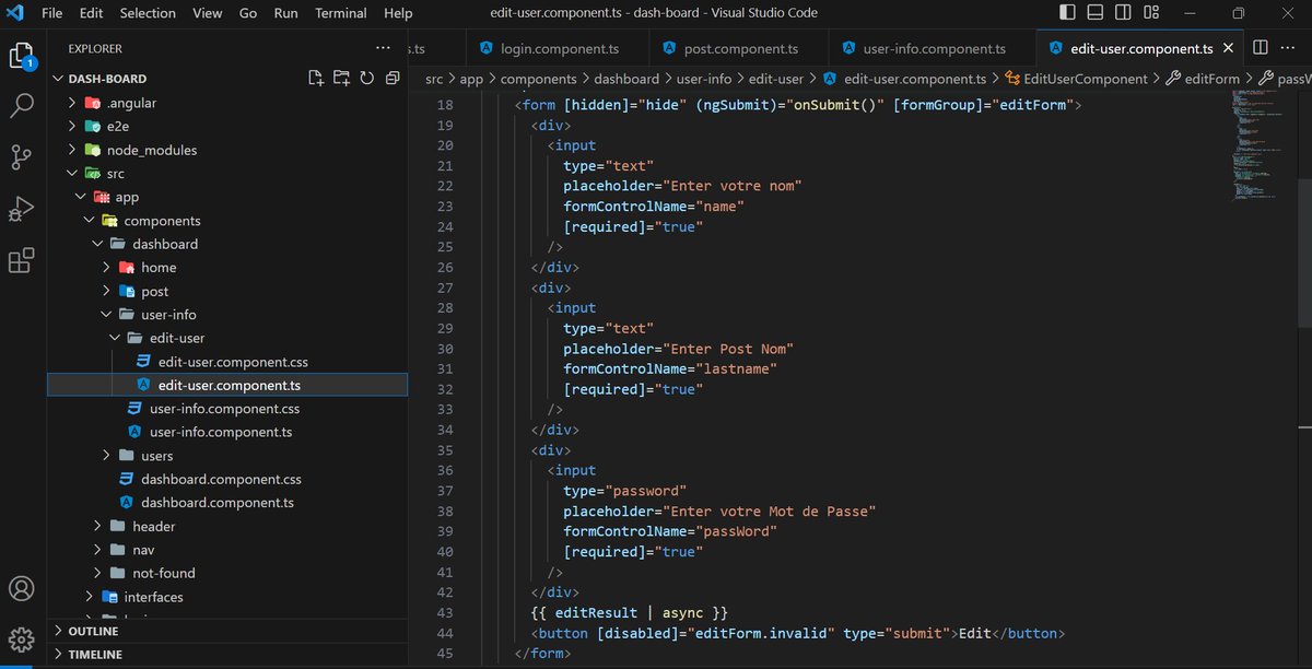 swedi_david's tweet photo. #AngularWeekLearning  #Day1 
I have been Learning a little more about #ReactiveForms in #angular . They are a powerful way to handle forms in your application. They provide a model-driven approach to form handling. https://t.co/J36Bg63Knm