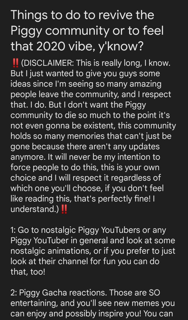 AntAntixx on X: Seriously though How amazing would this be? I feel like  a Piggy Series would do much better then a Piggy 'Movie' but that's my  opinion! What's yours?  /
