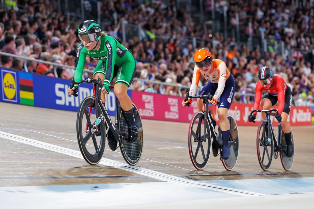 Top 10 finish for Lara Gillespie in the Omnium at the Track World Championships 👏 After 4 races Gillespie finishes 9th 🙌 Ireland’s best result in the event at a World Championships ☘️ #GlasgowScotland2023