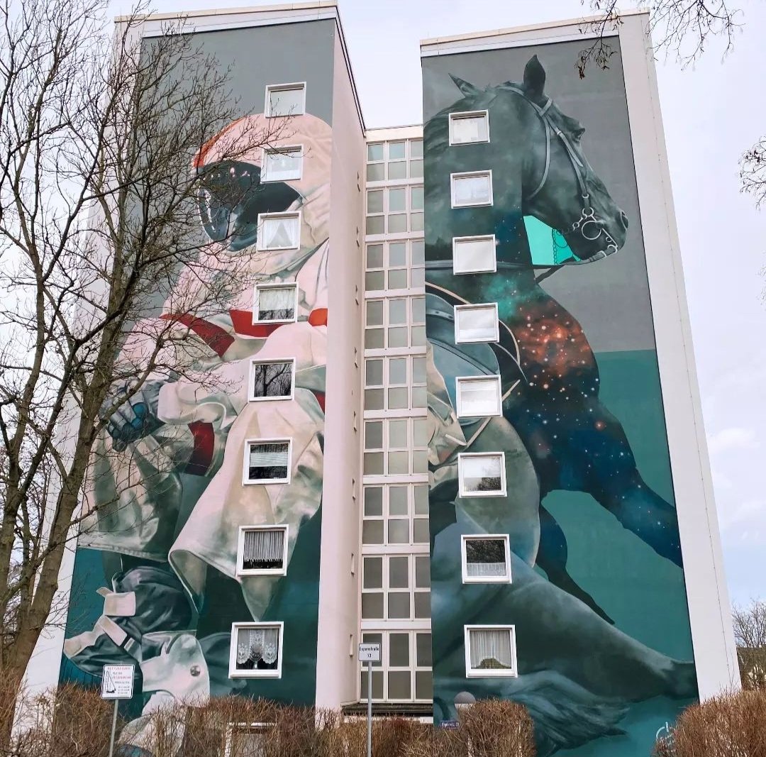 MolinaStreetArt's tweet photo. 'Isolation' by German Innerfields in Dortmund, Germany (2023) #innerfields #streetart #lamolinastreetart | photo via artist https://t.co/71HAAjLFq2
