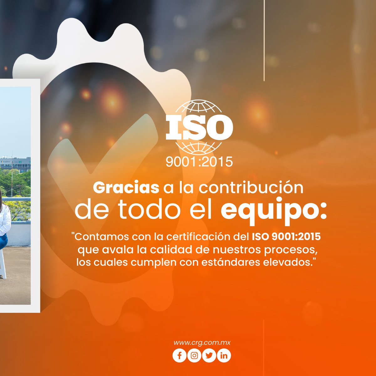 “𝑪𝒐𝒏 𝒆𝒔𝒇𝒖𝒆𝒓𝒛𝒐 𝒚 𝒅𝒆𝒅𝒊𝒄𝒂𝒄𝒊ó𝒏, 𝒕𝒐𝒅𝒐 𝒆𝒔 𝒑𝒐𝒔𝒊𝒃𝒍𝒆🎖.”

Gracias al compromiso de nuestro gran equipo de trabajo, pudimos obtener este gran logro, nuestro compromiso es darles un servicio de calidad y hoy todos nuestros procesos están avalados🙌🏆🎆.