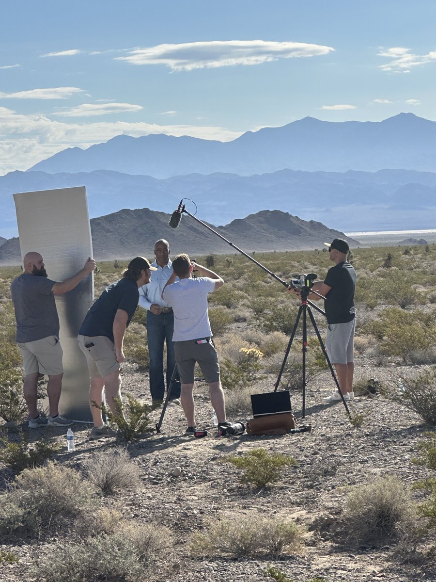 After a great campaign kick off in Las Vegas yesterday, my team and I were out early working to capture what sets me apart from the competition. Lots more to come from #TeamGrady!