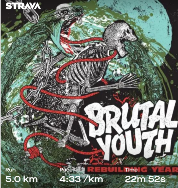Hey y'all <a href="/runningpunks/">Running Punks</a> how you all?!  If you like a bit of melodic hardcore I recommend a run to the new brutal youth, yeah baby! Now off to boomtown fair with Dr stelabel , wish us luck we've not tried going this large for a long while!