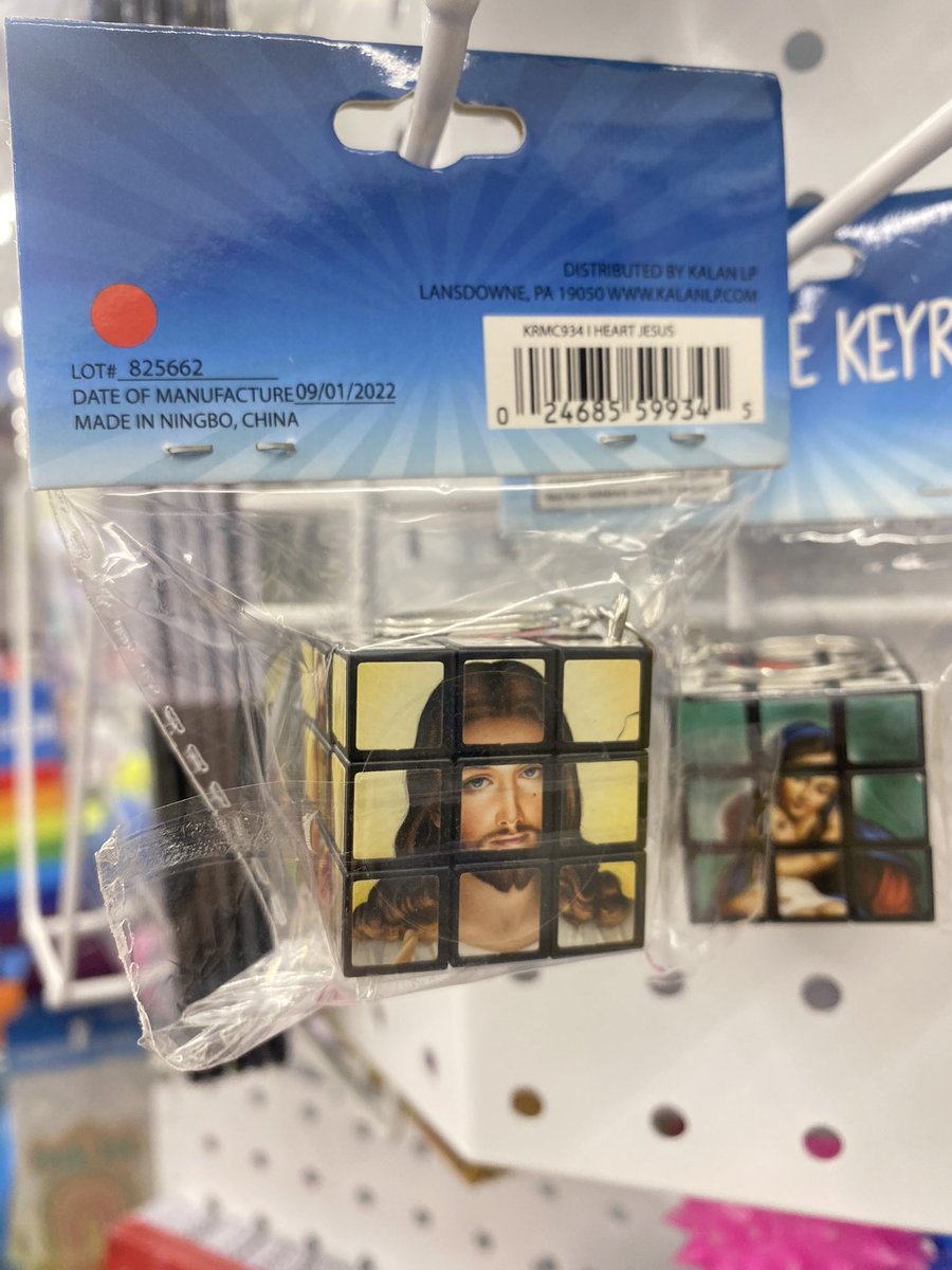 chelcatastr0phe's tweet photo. five below has jesus rubiks cubes https://t.co/o6DsY8wCDD