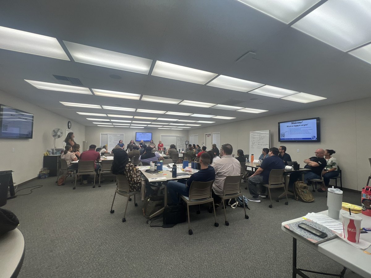 Day 3 and the final day of New Teacher Institute at the DISC. It’s been an awesome start to what I’m sure will be a rockstar 23-24 school year! 💙⚪️ <a href="/AtwaterFalcons/">Atwater High School</a> <a href="/MercedUHSD/">MercedUHSD</a>