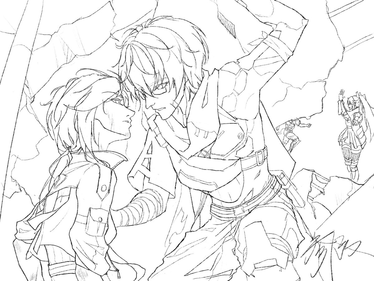 tccynn's tweet photo. 2023/08/09
自设指挥官出没
#punishinggrayraven #战双帕弥什 #诺安 #Noan https://t.co/lCuhc7LDK9