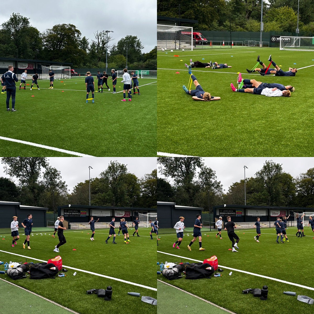 Ekfc08's tweet photo. Another training night! #intensity #speed #passpasspass #preseason #strength ๐ช๐ปโฝ๏ธ๐๐ป Think Mr Anderson fancied himself in goals ๐ช๐ป๐คฃ ๐งคโฝ๏ธ https://t.co/Ceg2Er0BLt