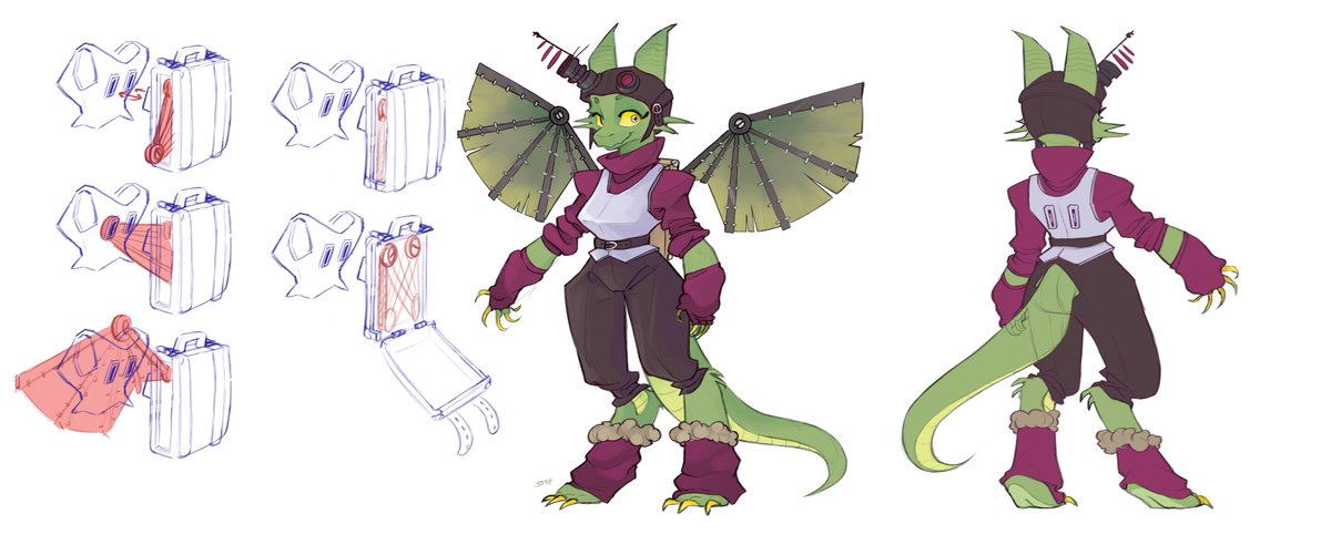 #commission post! Got to make a character sheet here of my clients kobold character. Fun design and fun to make! If you are interested in my commission, or sheets like this, im  available on dm for a couple more weeks!