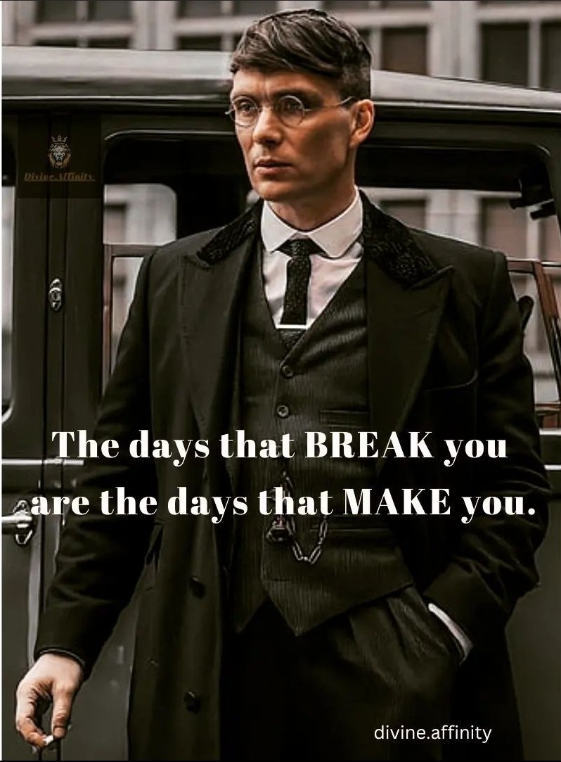 DivineAffinity's tweet photo. The days that BREAK you are the days that MAKE you. https://t.co/F7CfdDahBk