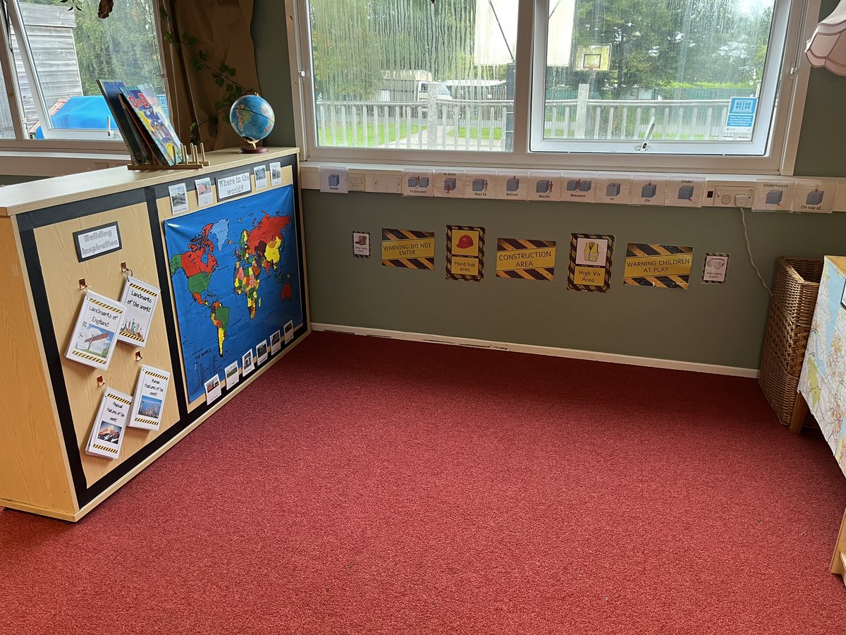 Miss_AppleEYFS's tweet photo. The construction area is nearly ready! Labelling and signage still to go…..along with a few tweaks I’m sure. 😬#eyfs #eyfsideas #eyfsinspiration #eyfsclassroom #eyfscontinuousprovision https://t.co/E9S1thglGr