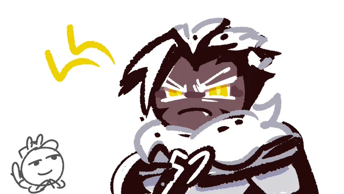 oh hi crunchy chip cookie haha  funni doodl (I really should make like an alt acc huh)