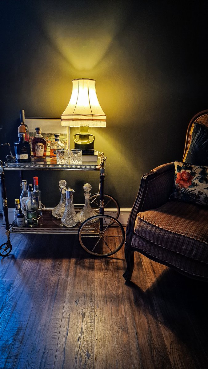 The smoking room is getting there. Need to paint the freshly fitted picture rail and ceiling rose that went up today