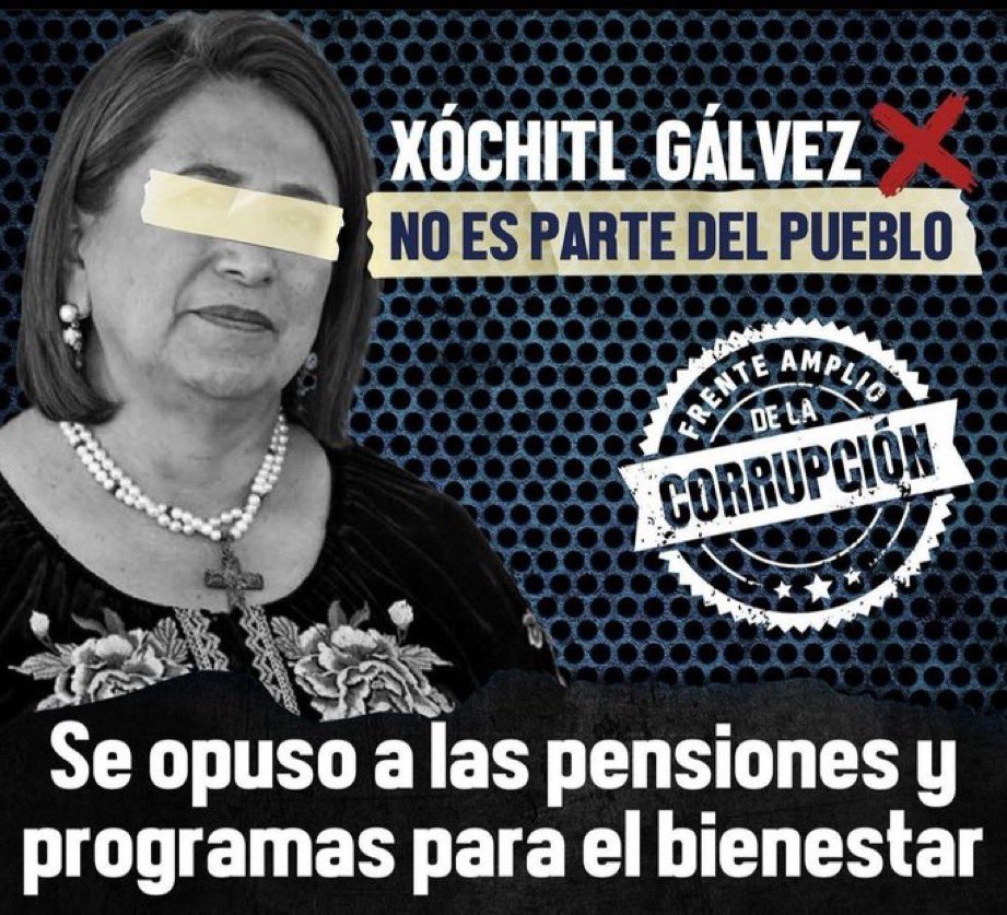 odette_irma's tweet photo. URG3NT3 MIERCOLES! XOCHITL D3JO M1CR0F0NO AB1ERT0 AD1OS COM3TIO EL PE0R ... https://t.co/YNj7wlgjAk vía @YouTube…
@XochitlGalvez 
#LaInombrable 
#MinimizandoALosPobres 
#BotargaIgnorante 🌹 https://t.co/9N42IEvRk6