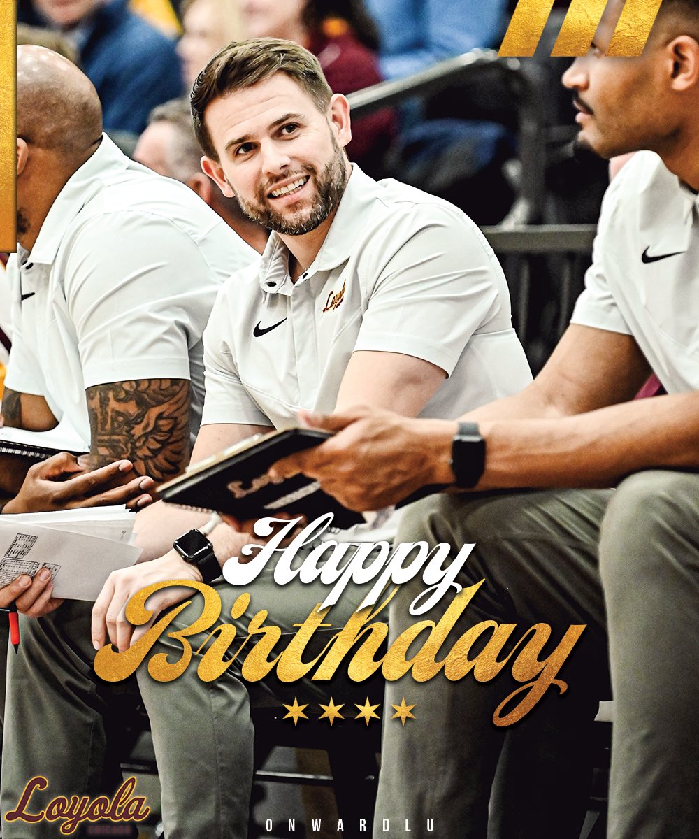 Help us in wishing assistant coach @CoachDwyerLUC a VERY Happy Birthday!