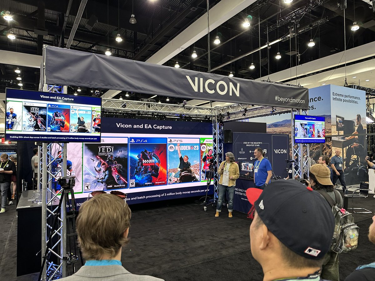 Amazing to see @EA and @StretchSense presenting on the three way collaboration with @vicon on our @siggraph booth today. #perfomancecapture