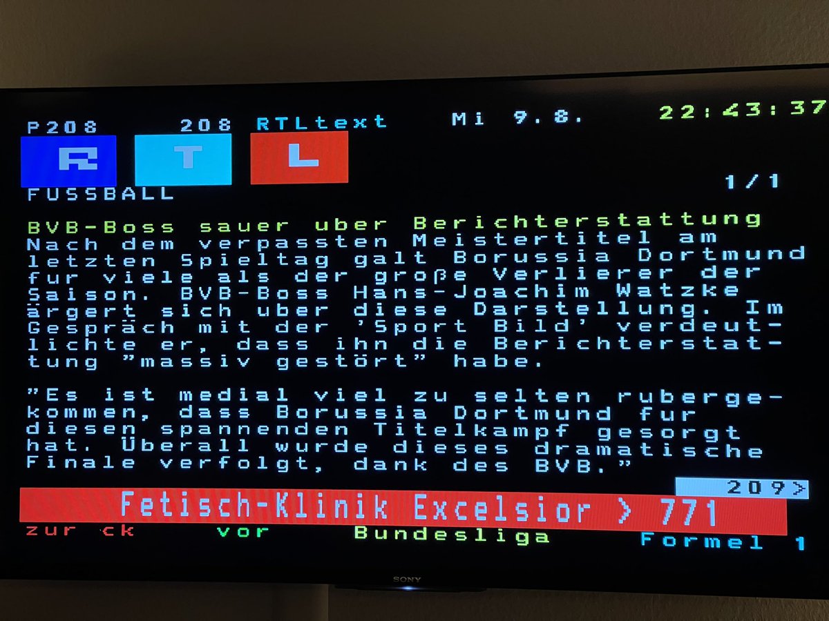 Heul leise Chantal… #Watzke