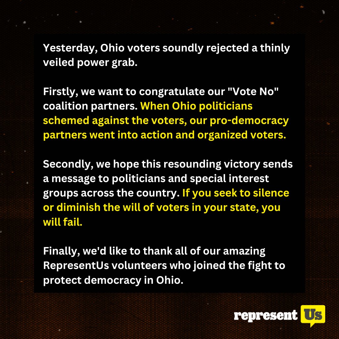 representus's tweet photo. #VoteNOIssue1 #VoteNoOhio #OhioIssue1 https://t.co/QF9omodnUb