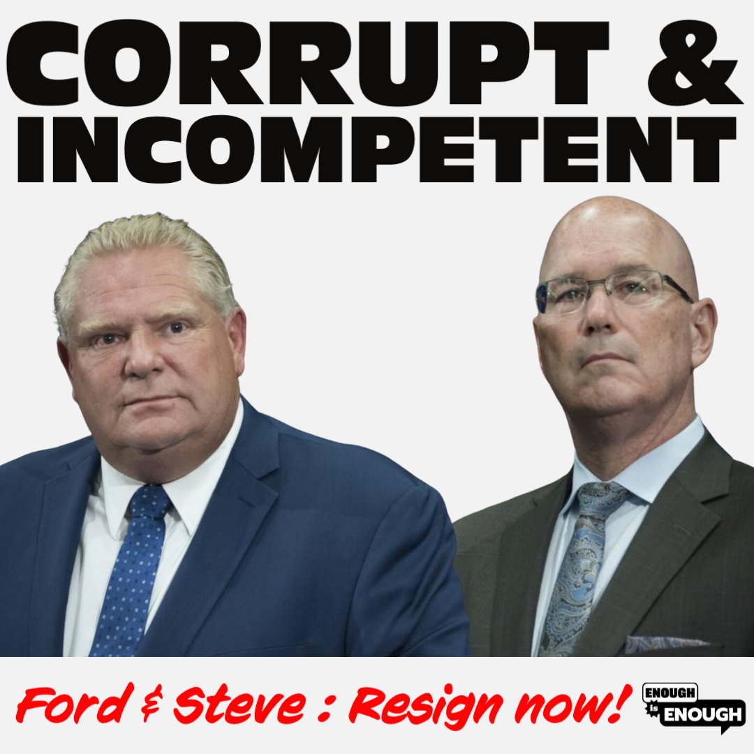 🧵 1/4 In the middle of a housing & cost-of-living crisis, @fordnation chose his backroom buddies over workers. While we struggle to cover rent & pay the bills, Ford enriched developers to the tune of $8.3 billion–all at the public’s expense! #onpoli #DougFord #EnoughIsEnoughON