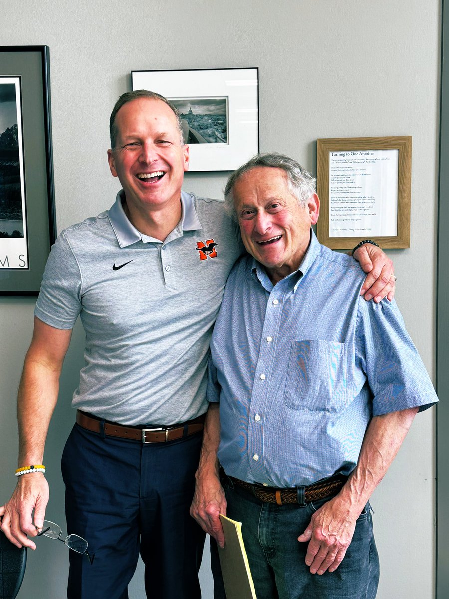 None of us make an impact in this life without mentors who support/guide/challenge us…today Dr. Barry Checkoway dropped by <a href="/NorthvilleEDU/">Northville Schools</a> to say hello…he has been an absolutely pivotal person in my life. #grateful <a href="/UMSocialWork/">University of Michigan School of Social Work</a> <a href="/UMich/">University of Michigan</a>