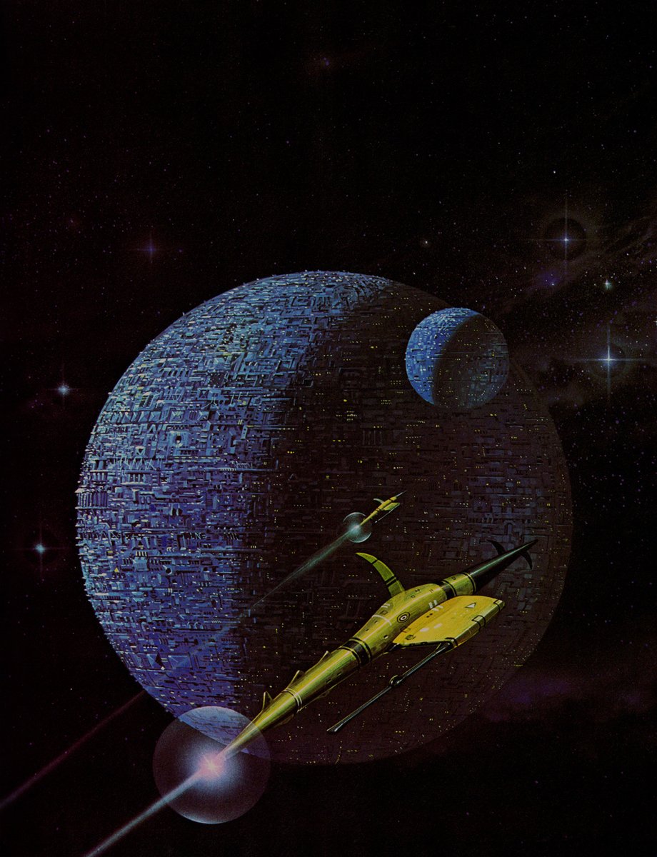 70sscifi's tweet photo. 1977 Angus McKie cover art for "Perry Rhodan 31: Realm of the Tri-Planets," by K. H. Scheer https://t.co/TfsJzD7M7O