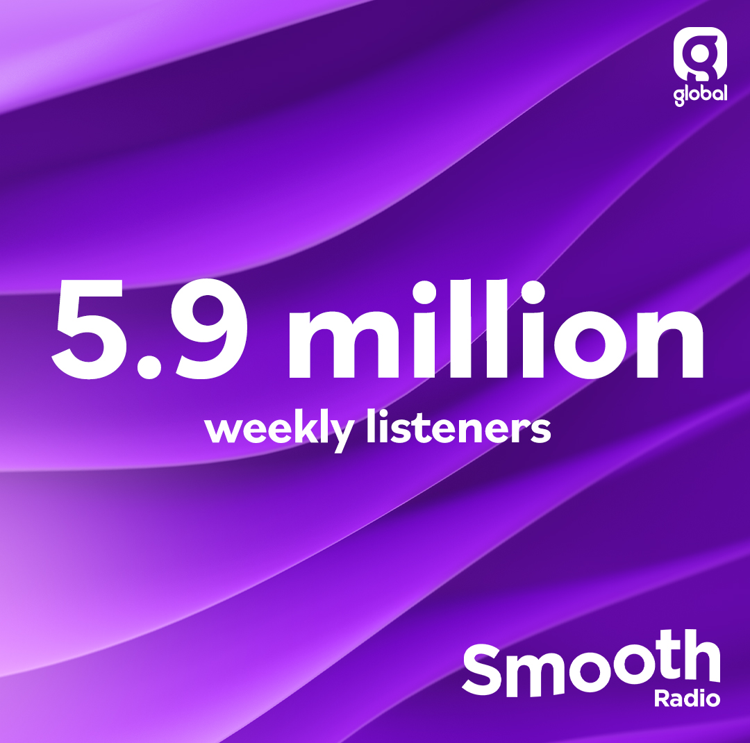 This is just quick post to say *thank you* if you've tuned in recently. ❤️ Smooth Radio's listening figures were announced last week (while I was away) and we're now the UK's third largest commercial station. ❤️❤️