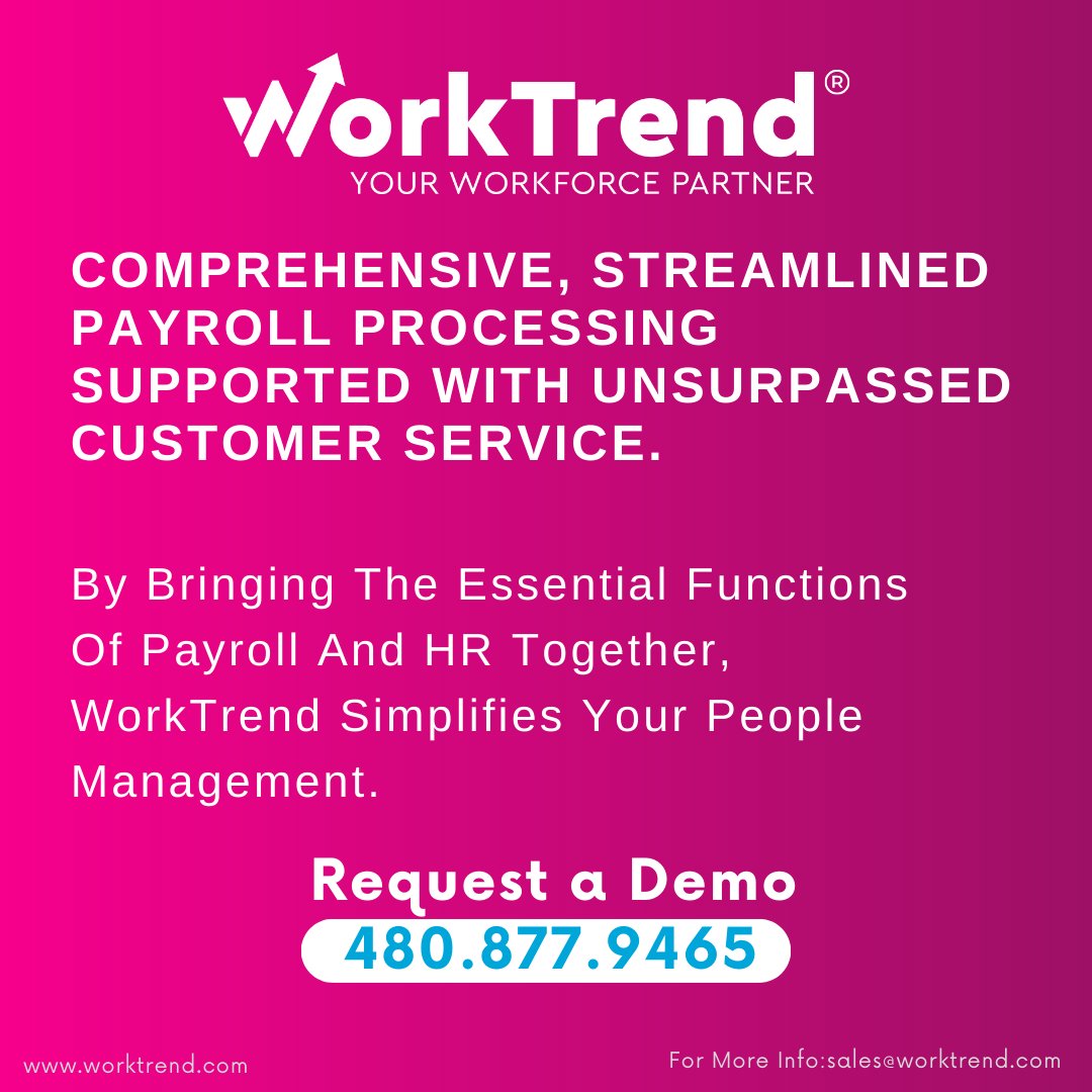 WorkTrendHCM's tweet image. Dive into solutions that are both comprehensive and streamlined! 🚀 Offering depth without the drag. #CompleteClarity #StreamlinedSuccess #FullSpectrumService #EfficientExcellence #BestOfBothWorlds
