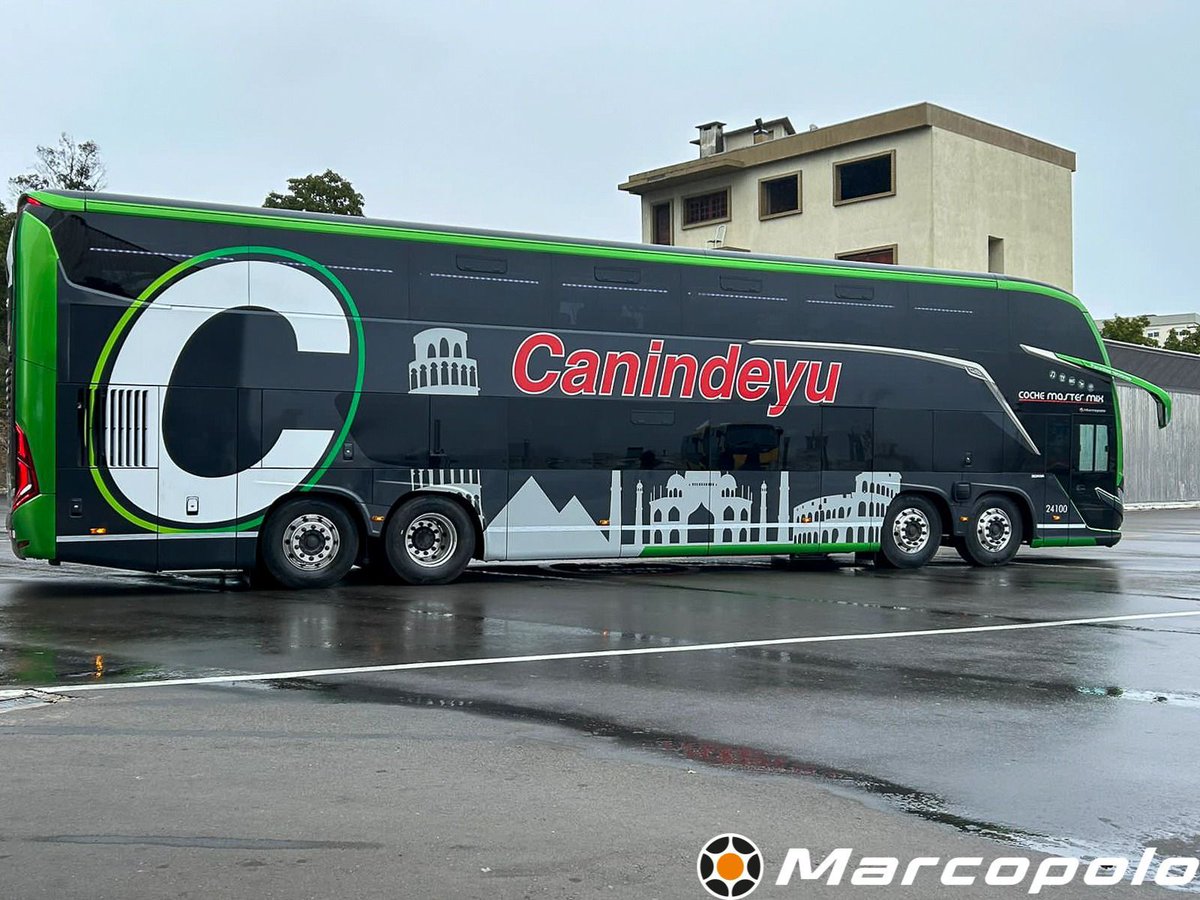 [FOTO DEL DIA] Fachero facherito. Así podemos describir al nuevo bus de Canindeyú. 

Salen a la luz las primeras fotos oficiales del nuevo Marcopolo Paradiso 1800DD G8 de la empresa Canindeyú, el cual pronto veremos por las rutas. ¿Y a vos que te parece? 😍🚍
